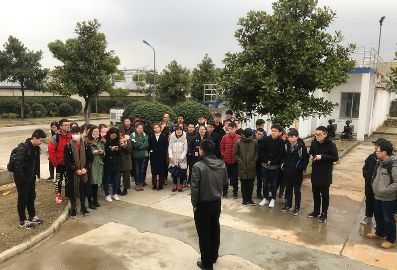 河海大学环境学院师生一行来公司参观考察